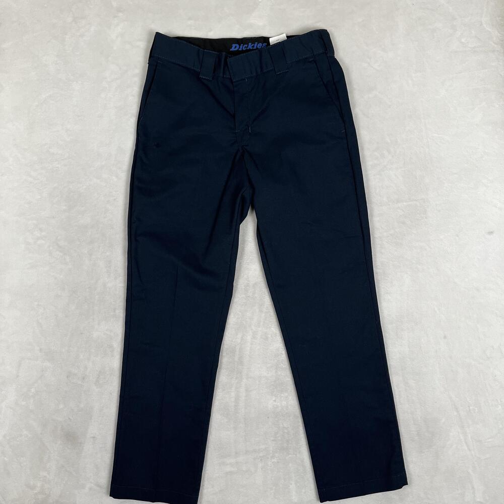 Dickies FLEX Pants Mens 32x30 Blue Chino Regular Fit Workwear Twill Casual